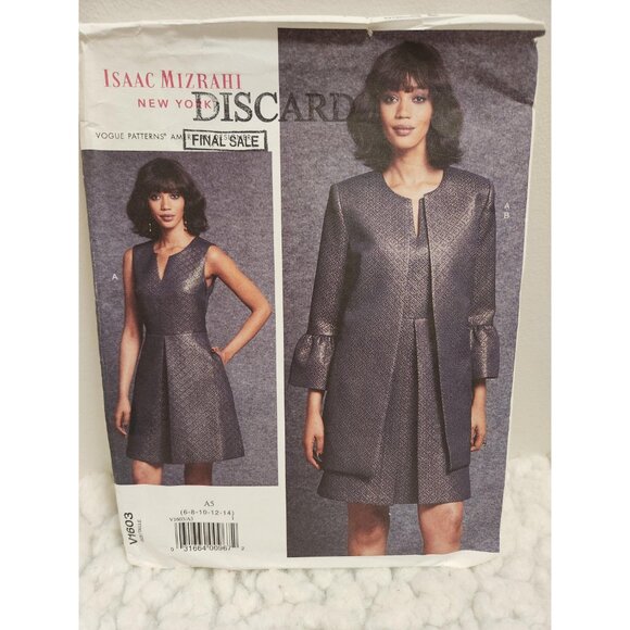 Isaac Mizrahi V1603 Sewing Pattern UNCUT | Size 6–14 - Picture 7 of 10